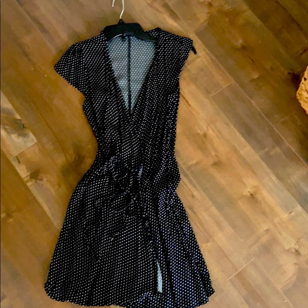 Brandy Melville Polka Dot Wrap Dress